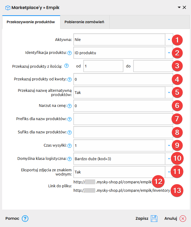 Przekazywanie produktów Empik