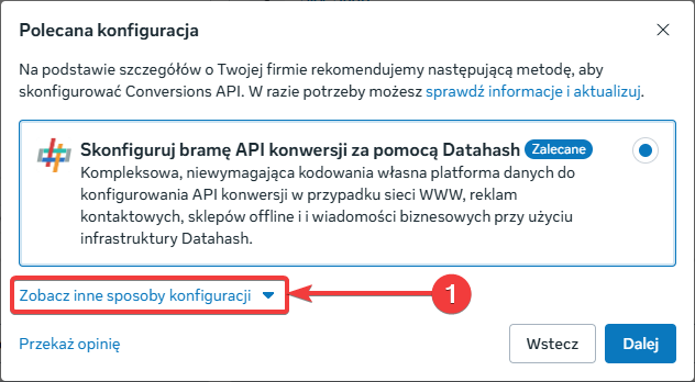 Krok 4 - Tworzenie piksela