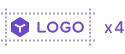 Usługi graficzne logo 4 propozycje