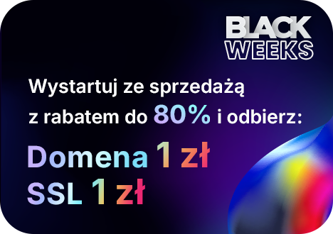 uruchom sklep internetowy do 80% taniej i odbierz domenę za 1 zł i ssl za 1 zł
