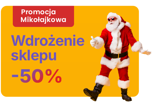 -50% na wdrozenie sklepu w sky shop na mikolajki